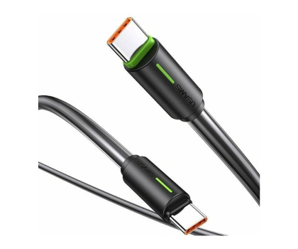 Kabel USAMS USB-C/USB-C 1m 60W czarny/black